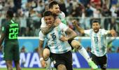 PIX: Argentina strike late to advance to World Cup knockout stages