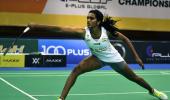 SEE: Sindhu practices ahead of Olympics