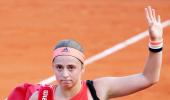 Flustered Champion Ostapenko falls at first French Open hurdle