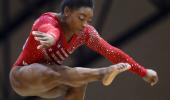 This gymnast didn't mean to give everyone a heart attack