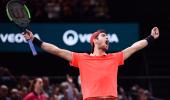 PHOTOS: Khachanov stuns Djokovic to win Paris Masters