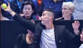 Ronaldo becomes ball kid at ATP Finals