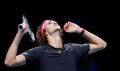 PIX: Uproar as Zverev stuns Federer to reach ATP Finals title match