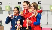 Youth Olympics: Shooter Mehuli settles for silver in 10m air rifle