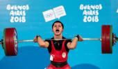 Mizo weightlifting sensation wins India's first Youth Olympics gold