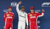 Hamilton on US GP pole with fifth F1 title in sight