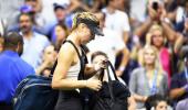 Sharapova dumped out of US Open by birthday girl Suarez Navarro