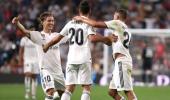 La Liga: Real see off gritty Espanyol, Atletico sink Getafe