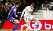 Soccer PHOTOS: Mbappe strike for PSG; Lazio stun Inter