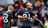 EPL PIX: City get nervy win at Burnley; Arsenal lose