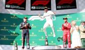 Hamilton wins in Hungary after hunting down Verstappen