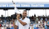 Kyrgios fights off injury to win Citi Open