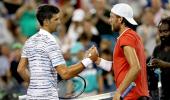 Djokovic beats Pouille to reach Cincinnati semi-finals