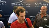 Tired Murray loses in third round of Rafa Nadal Open