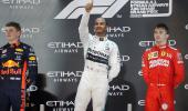 Hamilton ends the F1 season in style in Abu Dhabi