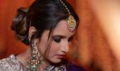 Sania Mirza looks mesmerising in this purple lehenga