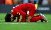 EPL PICS: Salah double helps Liverpool sink Watford