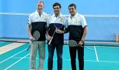 PIX: Legends Padukone, Frost on court with chess great Vishy!