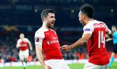 Europa League PIX: Arsenal, Chelsea storm into last 16