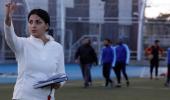 Woman coach scores wins for Syrian men's team