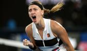 PIX: Kvitova crashes Barty party; Collins rallies past Pavlyuchenkova