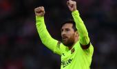 Football PIX: Messi shines for Barca; Ronaldo rallies Juve to victory