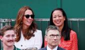 Duchess Kate skips Royal Box for outside court