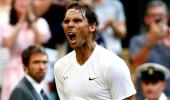 PIX: Nadal survives Kyrgios test in Wimbledon thriller