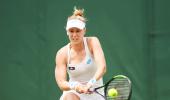 Riske rewarded as she downs Barty in Wimbledon battle