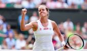 Wimbledon PICS: Strycova stuns Konta to enter semis