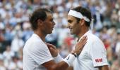 Federer not losing sleep over Rafa getting to 20 Slams