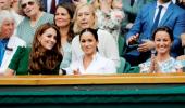 PICS: Royals Kate-Meghan, UK PM May at Wimbledon final