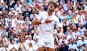 A look at Djokovic's five Wimbledon titles