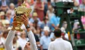 Djokovic outlasts Federer to win fifth Wimbledon title