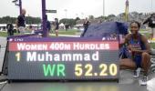 Sports Shorts: Muhammad sets 400m hurdles world record