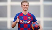 Inspired by Cruyff, De Jong keen to make mark at Barca