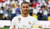 New Madridista Hazard unveiled at Bernabeu