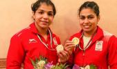 Wrestling: Dhanda wins gold, silver for Sakshi; Vinesh in final