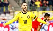 Euro qualifiers PIX: Belgium sink Russia; Croatia leave it late