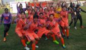 A high five for Indian women's football team...