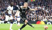 PICS: Van de Beek gives Ajax edge over Spurs in semis