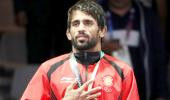 Bajrang Punia wins gold at Aliyev wrestling