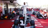 Hamilton back on top with victory in Spain