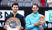 Nadal fends off Djokovic for ninth Rome title