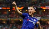 It's a goodbye, says Hazard after Chelsea's Europa win