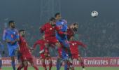 WC Qualifier: Injury-time goal saves India