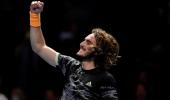 Tsitsipas thrashes Zverev to reach ATP semis