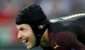 Goalkeeper to goaltender: Cech makes ice hockey switch