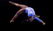 Biles wins record 25th World Championship medal