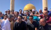 Saudi players visit Jerusalem